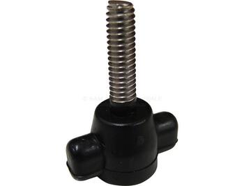 Canopy Wing Bolt Nylon With 1/4" Unc Ss Thread Black - Pack Of 10