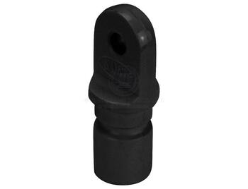 Canopy Tube End Nylon Suit 19mm X 1.6mm Tube Black - Pack Of 10