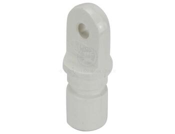 Canopy Tube End Nylon Suit 19mm X 1.6mm Tube White - Pack Of 10