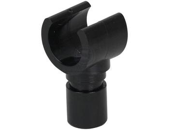 Canopy Tube Clip End Suit 19mm X 1.6mm Tube Black - Pack Of 10