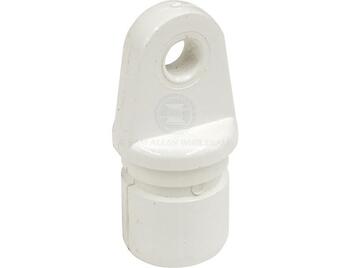 Canopy Tube End Nylon Suit 25mm X 1.6mm Tube White - Pack Of 10