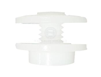 Stayput Wide Flange Screw & Nut White - Pack Of 10