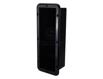 Flush Mount Case Black 186 X 460mm W / Door