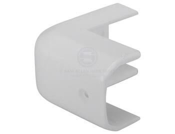 White Plastic Corner Cap