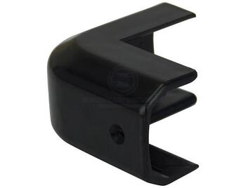 Black Plastic Corner Cap