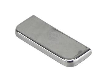 Hinge Cover Plate Stamped Stainless Steel - Pair