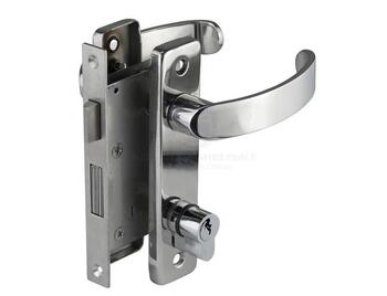 Door Set Lockable Rh Out S/S To Suit 19-38mm Doors