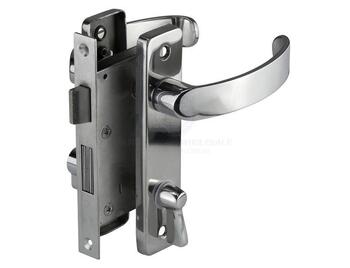 Door Set Lockable Lh Out S/S To Suit 19-38mm Doors