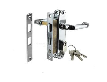 Ss/Brass Door Set With Lock