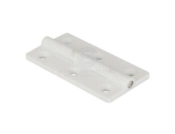 Hinge 75 X 40mm Nylon White 10 Pair