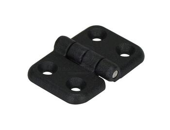 Hinge Nylon Black 60 X 40mm - Pair