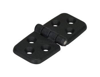 Hinge Nylon Black 90 X 40mm - Pair