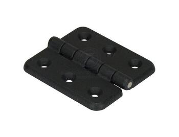 Hinge Nylon Black 78 X 70mm - Pair