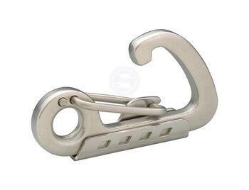 RELAXN Spring Gate Snap Hook & Keeper Plate - Stainless Steel