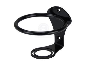 Drink holder black S/S 86mm ID