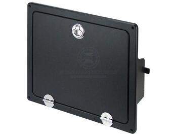 Black Polymer 2 Tray Tilt Storage