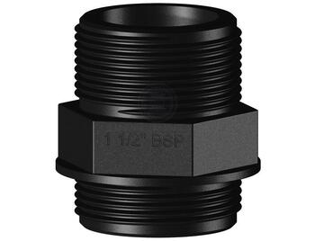 Aquavalve Nipple 1 1/2" Bsp Black