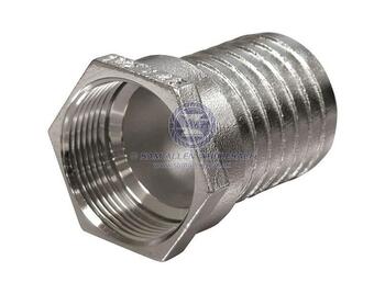 Hose Tail 1" Bsp Female 316 Ss