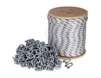 Anchor Rope Chain 6mm Braided 45m 6m 6mm SL Chain