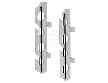 Rod Rack - 4 Rods White PP With Bungee Lock