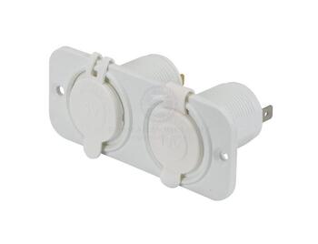 Charger Usb+/ Accessory Combo White Flushmount - 10 Pack