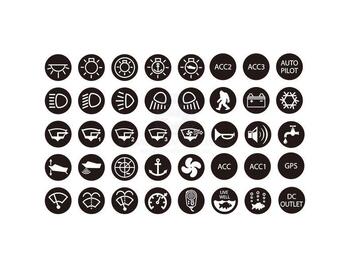 Decal/Label Set 40Pc To Suit 530725