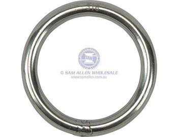 6mm X 40mm Ss Round Ring Welded