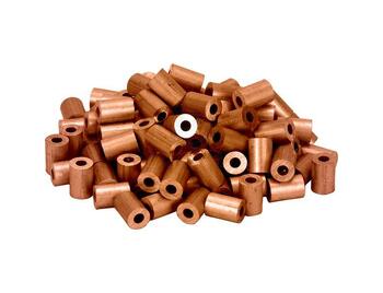 Swage Round Stop Copper 4.0mm Pack Of 10