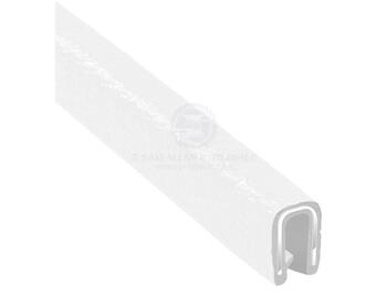 Edge Trim 6.3mm 50m White PVC - Aluminium