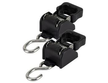 Tie Down Rachet Retractable SS - 12 Pack 1.2M X 50mm SS Hook