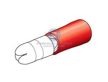 Insul Bullet Term M 4mm Red Pack 10