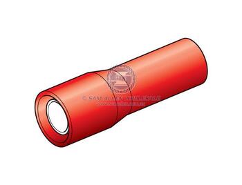 Insul Bullet Term F 4mm Red Pack 10