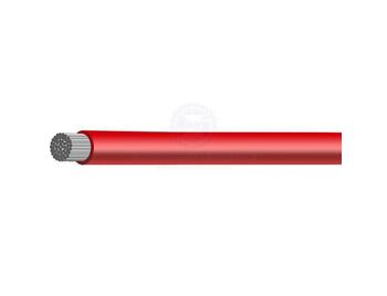 8B&S Batt Cable Tinned 100M Red 74A